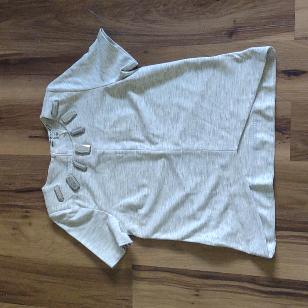Country Road women's Size XXS Hi-low grey short-sleeved top